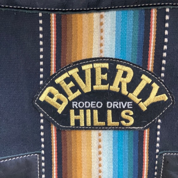 RARE Holy Cow Couture Genuine Cowhide Hair Purse with Turquoise Crocodile Strap - Picture 3 of 16